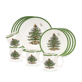 Spode Christmas Tree 12-Piece Dinnerware Set