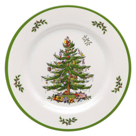 Spode Christmas Tree Melamine Dinner Plates Set of 4