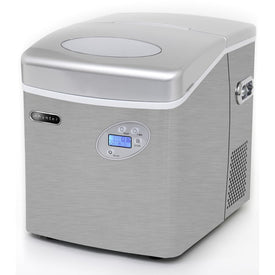 Stainless Steel Portable Ice Maker 49 lb Capacity