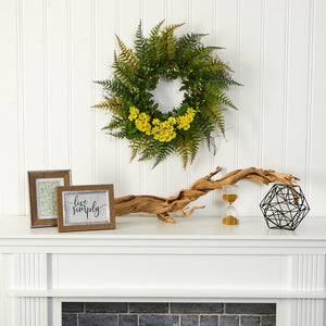 W1035-YL Holiday/Christmas/Christmas Wreaths & Garlands & Swags