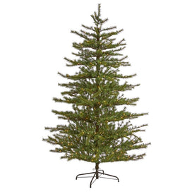 7' Vancouver Mountain Pine Artificial Christmas Tree with 450 Clear Lights and 1762 Bendable Branches