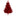 4' Red Flocked Fraser Fir Artificial Christmas Tree with 100 Red Lights, 14 Globe Bulbs and 270 Bendable Branches