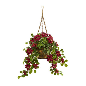 P1338-RD Holiday/Christmas/Christmas Artificial Flowers and Arrangements
