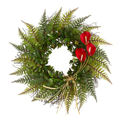 Product Image: W1030-RD Holiday/Christmas/Christmas Wreaths & Garlands & Swags