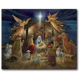 Nativity 16" x 20" Gallery-wrapped Canvas Wall Art