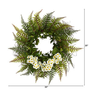 W1035-WH Holiday/Christmas/Christmas Wreaths & Garlands & Swags