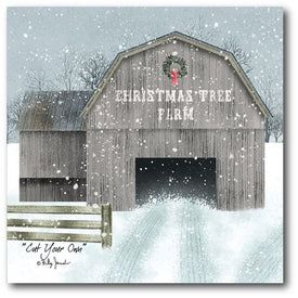 Christmas Tree Farm 24" x 24" Gallery-wrapped Canvas Wall Art