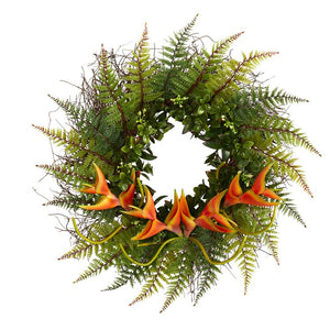 W1009 Decor/Faux Florals/Wreaths & Garlands