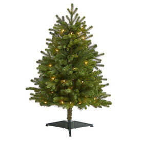 3' Washington Fir Artificial Christmas Tree with 50 Clear Lights