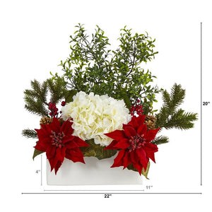 A1406 Holiday/Christmas/Christmas Artificial Flowers and Arrangements