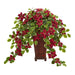 P1339-RD Holiday/Christmas/Christmas Artificial Flowers and Arrangements