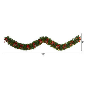 W1105 Holiday/Christmas/Christmas Wreaths & Garlands & Swags