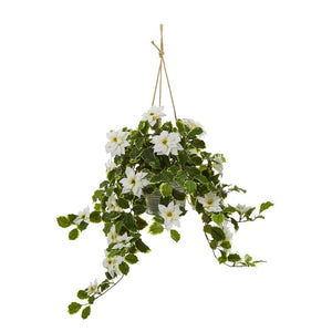 P1344-WH Holiday/Christmas/Christmas Artificial Flowers and Arrangements