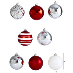 D1001-RD Holiday/Christmas/Christmas Ornaments and Tree Toppers