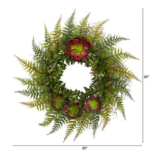 W1014 Decor/Faux Florals/Wreaths & Garlands