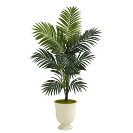 65" Kentia Artificial Palm Tree in Decorative Urn