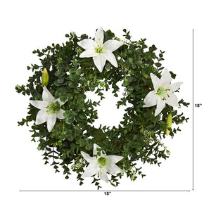 W1016 Decor/Faux Florals/Wreaths & Garlands