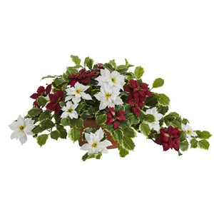 P1361 Holiday/Christmas/Christmas Artificial Flowers and Arrangements