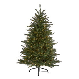 5' Napa Valley Fir Artificial Christmas Tree with 350 Clear Lights and 1107 Bendable Branches