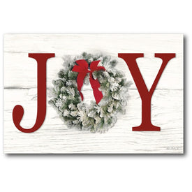 Christmas Joy 12" x 18" Gallery-wrapped Canvas Wall Art