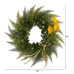 W1030-YL Holiday/Christmas/Christmas Wreaths & Garlands & Swags