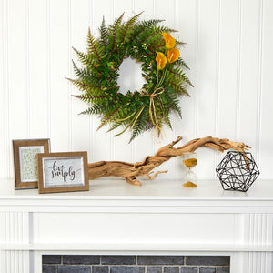 W1030-YL Holiday/Christmas/Christmas Wreaths & Garlands & Swags