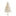 5' White Artificial Christmas Tree with 350 Bendable Branches and 150 Clear LED Lights