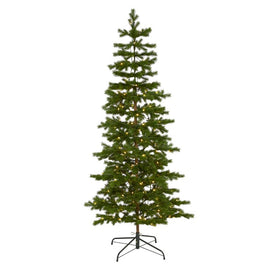 6.5' Big Sky Spruce Artificial Christmas Tree with 200 Clear Warm (Multifunction LED Lights and 265 Bendable Branches