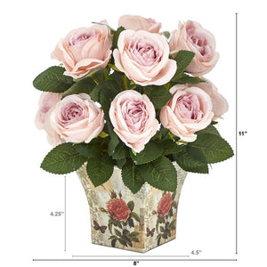 A1604-PK Decor/Faux Florals/Floral Arrangements