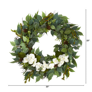 W1022 Decor/Faux Florals/Wreaths & Garlands