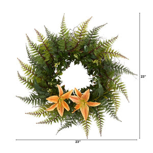 W1023 Decor/Faux Florals/Wreaths & Garlands