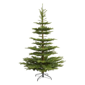 7.5' Layered Washington Spruce Artificial Christmas Tree with and 1325 Bendable Branches