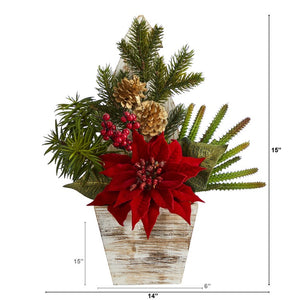 A1388 Holiday/Christmas/Christmas Artificial Flowers and Arrangements
