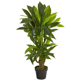 3' Corn Stalk Dracaena Artificial Plant (Real Touch