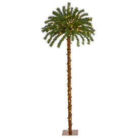 5' Christmas Palm Artificial Tree with 150 Warm White LED Lights