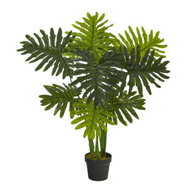 40" Philodendron Artificial Plant (Real Touch