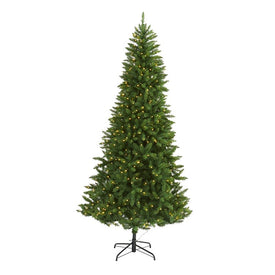 7.5' Green Valley Fir Artificial Christmas Tree with 500 Clear LED Lights