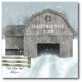 Christmas Tree Farm 16" x 16" Gallery-wrapped Canvas Wall Art