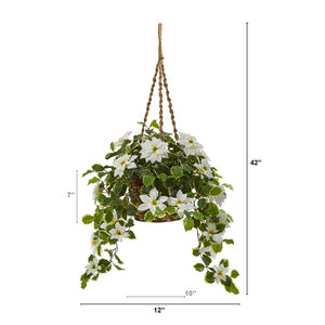 P1338-WH Holiday/Christmas/Christmas Artificial Flowers and Arrangements