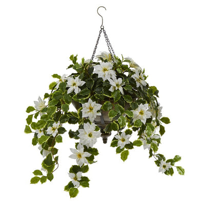 Product Image: P1342-WH Holiday/Christmas/Christmas Artificial Flowers and Arrangements