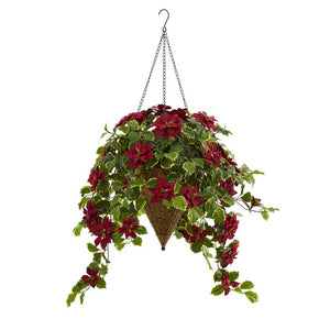 P1372-RD Holiday/Christmas/Christmas Artificial Flowers and Arrangements