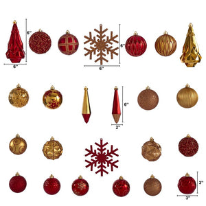 D1003-RD Holiday/Christmas/Christmas Ornaments and Tree Toppers