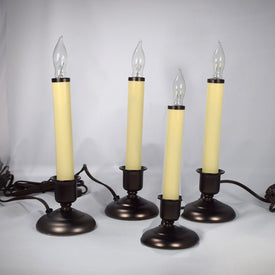 Cape Cod Electric Antique Bronze Candles 4-Pack