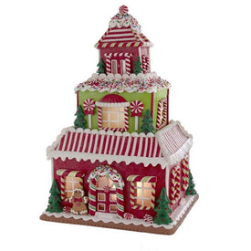 16.5" Gingerbread House with LED Lights - OPEN BOX