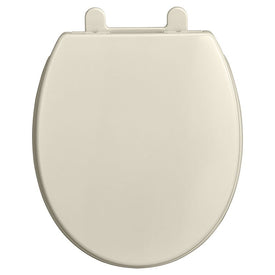 Transitional Slow-Close Easy Lift-Off Round-Front Toilet Seat with Lid - Linen