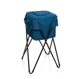 Camping Party Cooler with Stand, Blue