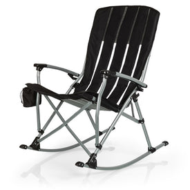 Outdoor Rocking Camp Chair, Black