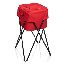 Camping Party Cooler with Stand, Red