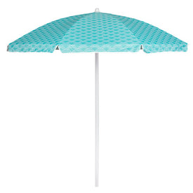 5.5 Ft. Portable Beach Umbrella, Mermaid Teal