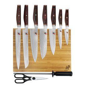 Artisan 10-Piece Stainless Steel Knife Set with Block